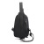 Haoshuai New Trendy Men's Chest Bag Fashionable Casual Shoulder Bag Multifunctional Waterproof Oblique