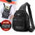 New Men's Multifunctional Chest Bag Trendy One-Shoulder Crossbody Bag Waterproof Nylon Cloth Lightweight Backpack Cross-Border Wholesale