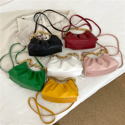 Bag Wholesale Fashion Chain Bag 2022handbags All-Match Messenger Bag MiuMiu Bag Wholesale Textured Cloud Bag