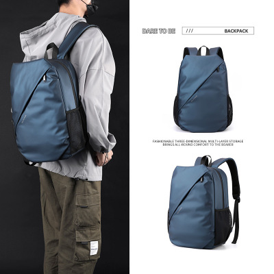 Cross-Border New Arrival Business Backpack Men's Leisure Travel Backpack Middle School Student Schoolbag Multi-Functional Boarding Bag Men's
