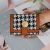 New Canvas Houndstooth Wallet Tri-Fold Women's Short Wallet Hasp All-Match Multifunctional Coin Purse Wholesale