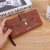 2022 New Korean Style Hollow-out Leaf Shaped Women's Long Wallet Summer Wallet Clutch Mobile Phone Bag Card Holder Women