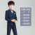 Children's Suit Spring and Autumn Boys Solid Color Suit Dresses of Bride Fellow Kids Set Piano Catwalk Performance Wear One Piece Dropshipping