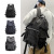 New Korean Style Trendy Backpack Fashion Personality Travel Backpack Large Capacity Student Schoolbag Outdoor Anti-Theft Backpack