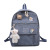 Schoolbag Women's Korean-Style Harajuku Backpack High School and College Student Corduroy Backpack Corduroy Backpack Cute Backpack