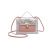 Ladies Bag Sequined Small Square Bag 2022 Southeast Asia Cross-Border Wholesale Korean Transparent Contrast Color Portable Messenger Bag