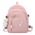 Wholesale Solid Color Simple Backpack College Student Large Capacity Schoolbag Harajuku Style Backpack Mori Style Backpack