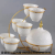 Arabic Ceramic Coffee Cup Set Salad Dish Steak Plate Dried Fruit Tray Nut Plate Fruit Tray Baking Tray