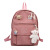 Schoolbag Women's Korean-Style Harajuku Backpack High School and College Student Corduroy Backpack Corduroy Backpack Cute Backpack