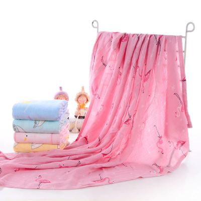 Summer Baby Newborn Baby Thin Swaddling Double Layer Bamboo Cotton Gauze Gro-Bag Blanket Shower Bath Towel Comforter Bamboo Fiber