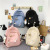 Wholesale Solid Color Simple Backpack College Student Large Capacity Schoolbag Harajuku Style Backpack Mori Style Backpack