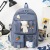 Canvas Student Schoolbag Female 2022 New Junior High School Student Large-Capacity Backpack Ins Elementary School Studebt Backpack