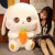 Little Bunny Radish Rabbit Doll Plush Toys Cute Plush Rabbit Animal Throw Pillow Factory Wholesale Cross-Border Hot Selling