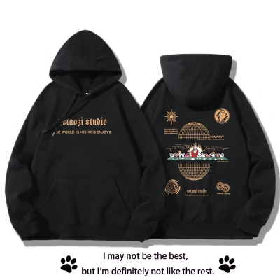 2022ins Fashion Brand Sweater Hooded Men and Women Couple Loose Washed-out Casual Top Hip-Hop Street American Hoodie