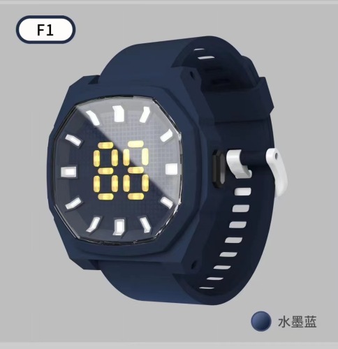 factory direct sales 3d stereo led screen display electronic watch cost-effective multi-function watch spot wholesale new