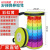 Rainbow Mountain Camping Supplies Solid Portable Telescopic Stool Multifunctional Plastic Folding Stool Chair Factory Direct Sales