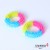 Three-Color Ring Thorn Dog Toy Pet Toy Bite Ring Small and Medium-Sized Dog Puppies Molar Rubber Toy