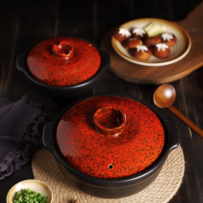 Ceramic Pot King Ceramic Casserole Soup Poy Earthen Casserole Stew Pot Claypot Rice Cooking Casserole Clay Pot Soup Poy