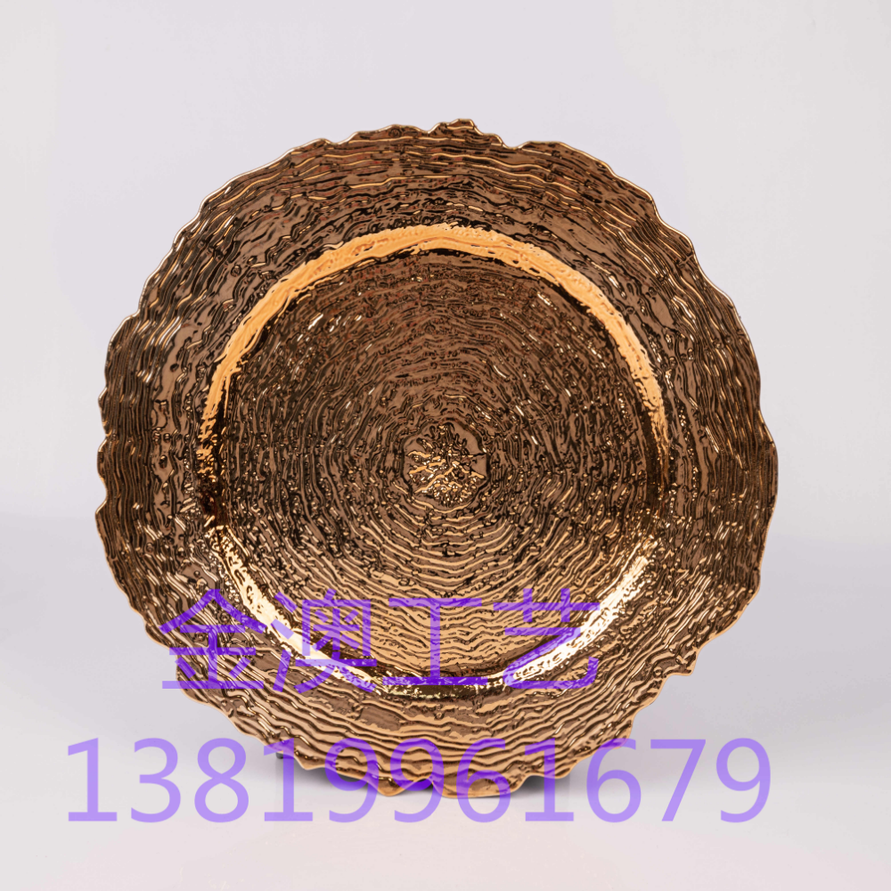 装饰盘子，圣诞盘子，塑料盘，餐垫盘，电镀盘，婚礼盘子