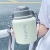 Water Cup Large Capacity 316 Food Grade Stainless Steel Cup Ins Simple Good-looking Thermos Cup Girl Straw Kettle