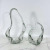 Modern Transparent Glass Ribbon Green Irregular Gray Decoration Home Sample Room Living Room Table Decoration Art