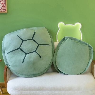 Turtle Shell Creative Pillow Pillow Cover Plush Toy