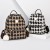Rhombus Checked Backpack Trendy Women Bags Fashion bags  One Piece Dropshipping Factory Cross-Border Wholesale