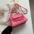 New 2022 High Quality Small Bag Women's Spring Fashion Shoulder Bag Korean Style Western Style Embroidery Thread Portable Crossbody Small Square Bag