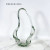 Modern Transparent Glass Ribbon Green Irregular Gray Decoration Home Sample Room Living Room Table Decoration Art