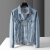 Street Style Denim Shirt Men's Summer Thin Casual Jacket High-End Fashionable Loose Shirt Mid-Length Top