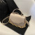 Hand Holding Women's Bags Women's 2022 New Chain Fashion Messenger Bag Solid Color Pu Shoulder Simple Small Square Bag