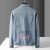 Street Style Denim Shirt Men's Summer Thin Casual Jacket High-End Fashionable Loose Shirt Mid-Length Top