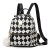 Rhombus Checked Backpack Trendy Women Bags Fashion bags  One Piece Dropshipping Factory Cross-Border Wholesale