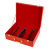 Customized Liquor Agarwood Gift Leather Box Units Gift Sandalwood Packing Box Wormwood Essential Oil Leather Case