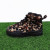 Camouflage Cotton Boots Winter Warm Rubber Sole Thickening Casual Flat Heel Rain Boots plus Velvet Thickening