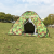 3-4 People Folding Automatic Quick Unfolding Campt Single Camping Digital Camouflage Steel Wire Tent in Stock Wholesale