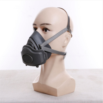 Dust-Proof Industrial Dust-Proof Decoration Coal Mine Dust Particles Head-Mounted Labor Protection Half Mask