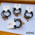 Temperament Famous Brand Style Highly Elastic Rubber Band Women's Hair Rope Fashion Ponytail Hair Ring Durable Hair Rope