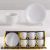 Special Offer Foreign Trade Ceramics Coffee Set Set Pure White 6 Cups 6 Plates Cup Dish Tray Kitchen Supplies