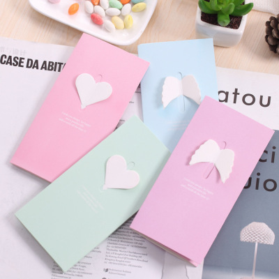 Three-Dimensional Bow Three-Dimensional Hollow Greeting Card Flower Shop Gift Shop Mother Teacher Valentine's Day Gift Card Greeting Card