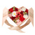Heart-Shaped Rose Soap Flower Gift Box Valentine's Day Gift Teacher's Day Gift for Friends for Lovers for Teachers