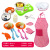 Baby Bib Play House Baking Kitchen Girls' Toy Set Vegetable and Fruit Cooking Tools Chef Play Puzzle