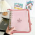 Good-looking Ins Style Cherry Loose-Leaf Journal Book Blank Checkered Diary Book Shiny PVC Zipper Journal Notebook