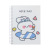 Cute B5 Notebook Student Coil Notebook Learning Stationery Cartoon Strawberry Girl Loose-Leaf Grid Noteboy