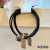 Temperament Famous Brand Style Highly Elastic Rubber Band Women's Hair Rope Fashion Ponytail Hair Ring Durable Hair Rope