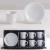 Special Offer Foreign Trade Ceramics Coffee Set Set Pure White 6 Cups 6 Plates Cup Dish Tray Kitchen Supplies