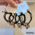 Temperament Famous Brand Style Highly Elastic Rubber Band Women's Hair Rope Fashion Ponytail Hair Ring Durable Hair Rope