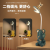 Cute BearMoonLedCharging TableLamp Mini Electroplating Bear USB Charging Small Night Lamp with Pencil Sharper Table Lamp