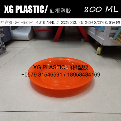 plastic plate fruit plate multi-purpose plate round plate thicken plate simple style snack dish hot sales cheap price