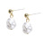 Pearl Earrings High-Grade INS White Earrings Silver Pin Earrings 925 Earrings Simple Fairy Earrings Baroque